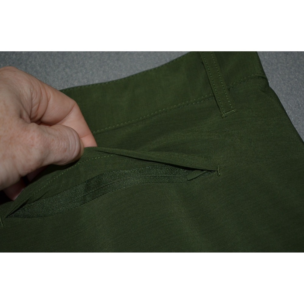 Fabletics Mens The Only Pants Olive Green Stretch Athletic Chino XL x 27" - Picture 10 of 12